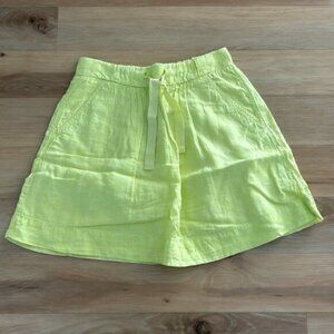 Neon Yellow J.Crew Mini Skirt